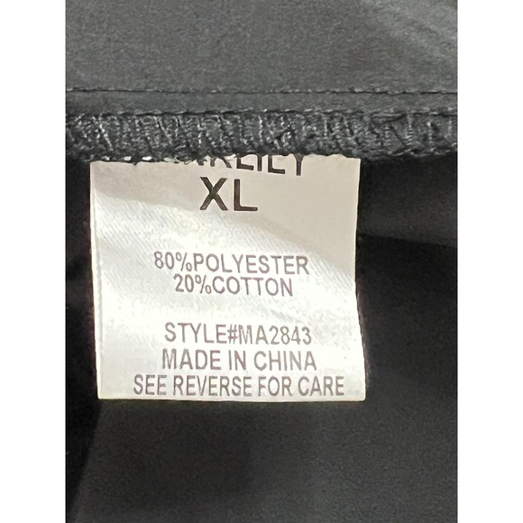 Pink Lily Tank Shorts Set Womens XL Black Crochet Trim Tie Strap Pockets Casual - Picture 8 of 11